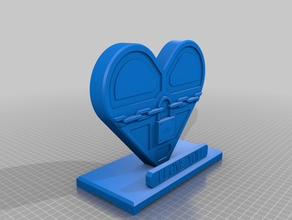 heart love 3d print model - Mito3D