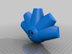 spiky hair rock wall hold 3d print model - Mito3D