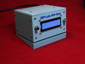 ángulo de pie qrp-labs reloj gps más pequeño la pantalla lcd hobby el jamón radioafición 3d print model - Mito3D