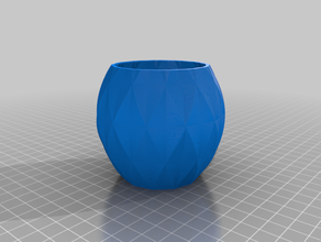 light vase v2 decor customized 3d print model - Mito3D