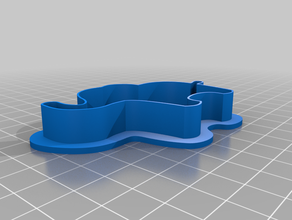 cortador galletas con forma-elefante Küche und Esszimmer 3d print model - Mito3D