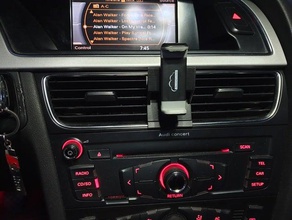 audi a4 a5 8t phone holder mount automotive 3d print model - Mito3D