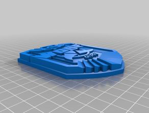 dredd klingon tema La impresión en 3d 3d print model - Mito3D