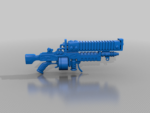 arca rifle - cosplay escala brinquedos & games 40k adeptus mechanicus admech scifi warhammer wh40k 3d print model - Mito3D