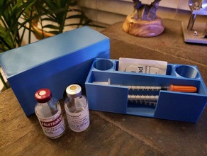 insulin-box Haushalt diabetes diabetische insulin Speicher insulin-Halter 3d print model - Mito3D