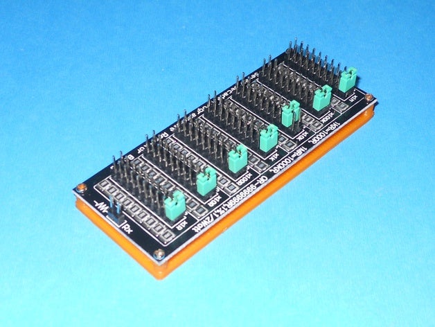 decade box base plate electronics resistor 3D print model - Mito3D