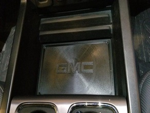 2014 - 2018 chevy silverado gmc sierra consola cubierta de la bandeja automoción 3d print model - Mito3D