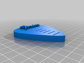 plektrum-Halter 3d print model - Mito3D