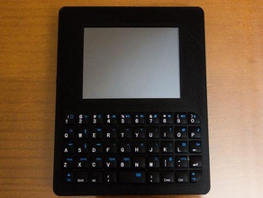 framboesa computador portátil laptop n-d-e nó bolso pocket pc raspberry pi zero terminal 3d print model - Mito3D