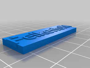 felkeris sinais e logotipos personalizado 3d print model - Mito3D