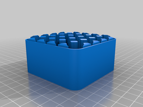 aa bottom 25 containers customized 3d print model - Mito3D