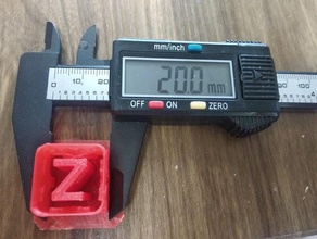 xyz 20mm d'étalonnage cube de test vibration à paroi mince tous un les machines-outils l'étalonnage première couche calibrage l'imprimante la 3d print model - Mito3D