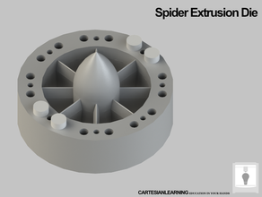 clp spider extrusion die engineering cartesian learning 3d print model - Mito3D