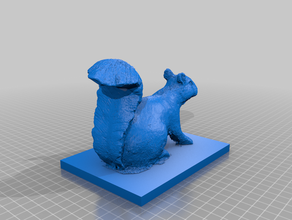 photogrammetry squirrel animals 3d print model - Mito3D
