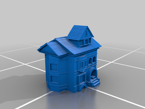 abandoned house buildings & structures 3d print model - Mito3D
