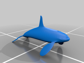 orca animais 3d print model - Mito3D