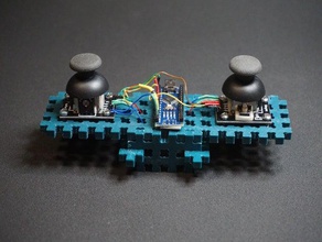 simple diy joystick remotely control your robots arduino 3d print model - Mito3D