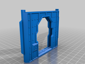 warlayer portes coulissantes jeux warhammer 40k 3d print model - Mito3D