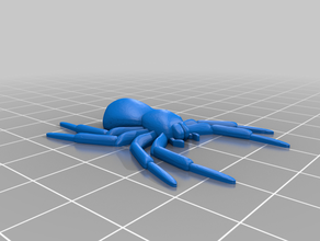 house spider refixed sculptures 3d print model - Mito3D
