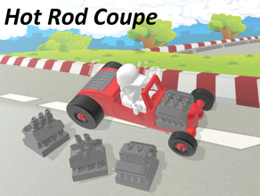 hot rod coupe toys & games hotrod 3d print model - Mito3D