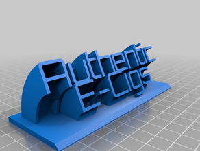 autêntica e-cigs office personalizado 3d print model - Mito3D