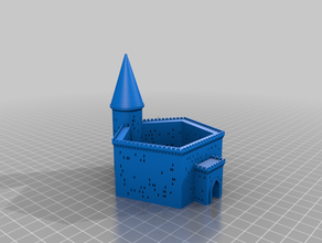 einem Turm der mittelalterlichen Festung generator Gebäude & Strukturen kundengebundene 3d print model - Mito3D