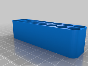 battery organizer 16aaa organization customized 3d print model - Mito3D