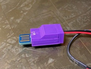 caso de adafruit micro lipo - usb liion lipoly cargador v1 partes el 3d print model - Mito3D