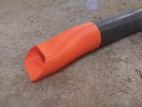 leaf blower nozzle - fits 60mm dia tube tools 3d print model - Mito3D