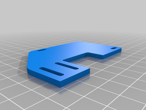 placa frontal para poner el nivelar automáticamente anet a8 Impresora 3d de las piezas 3d print model - Mito3D