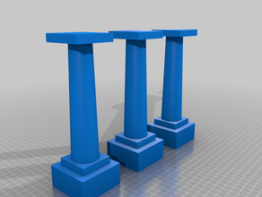 nsu colonnes les signes et logos 3d print model - Mito3D