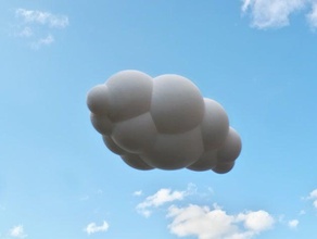 little fluffy cloud toy & game accessories 3d print model - Mito3D