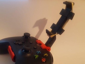 xbox one controller phone mount gadgets gaming stand smartphone s 3d print model - Mito3D