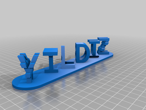 yildiz tabou les signes et logos personnalisé 3d print model - Mito3D