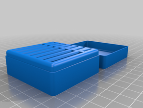 my customized memory card box lid - customizer organization 3d print model - Mito3D
