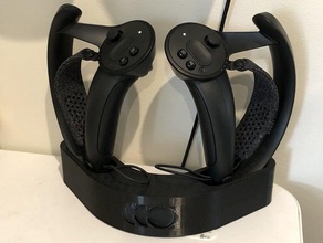 valve index controllers 'low profile' boomerang bct video games 3d print model - Mito3D