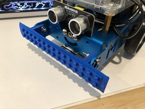 robot bumper plastick building block interface robotics lego makeblock mbot microbit 3d print model - Mito3D