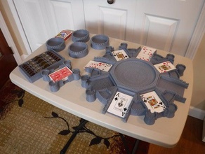 kings corner gioco di carte giochi 3d print model - Mito3D