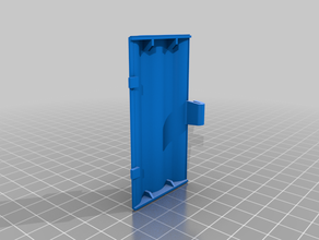 gameboy light battery cover reinforced clip 3d printing advance pocket nintendo 3d print model - Mito3D