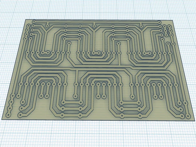 pantalla led pcb rft ulp-2 la electrónica el multiplex vqa vqe 3D print model - Mito3D