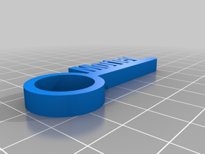 morley in bar 2 Schlüsselanhänger kundengebundene 3d print model - Mito3D