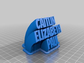 caitlin office personalizado 3d print model - Mito3D