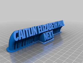caitlin 2 office customized 3d print model - Mito3D