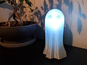 pavel ghost lamp 2019 2020 bulb compatible e14 glow halloween ikea lampshade led light night nuclear orb radiation shade 3d print model - Mito3D