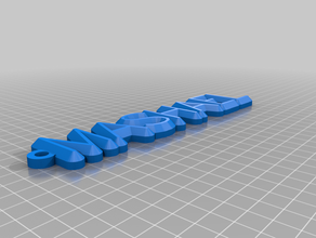 mashael Anahtarlık organizasyon özelleştirilmiş 3d print model - Mito3D