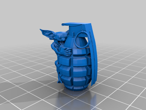 duende de granada La impresión en 3d goblin 3d print model - Mito3D