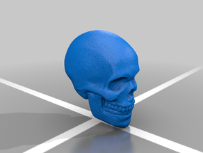 skull brain container 3d print model - Mito3D
