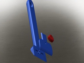 scrapper stanley lâmina do cortador de spatule porte coxo A impressão 3d scappers 3d print model - Mito3D