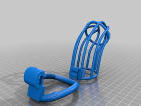 mon personnalisés 18+ nsfw paramétrique de la cage chasteté porte-outils & boîtes personnalisé 3d print model - Mito3D