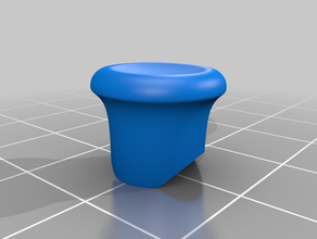umbrella button 3d print model - Mito3D